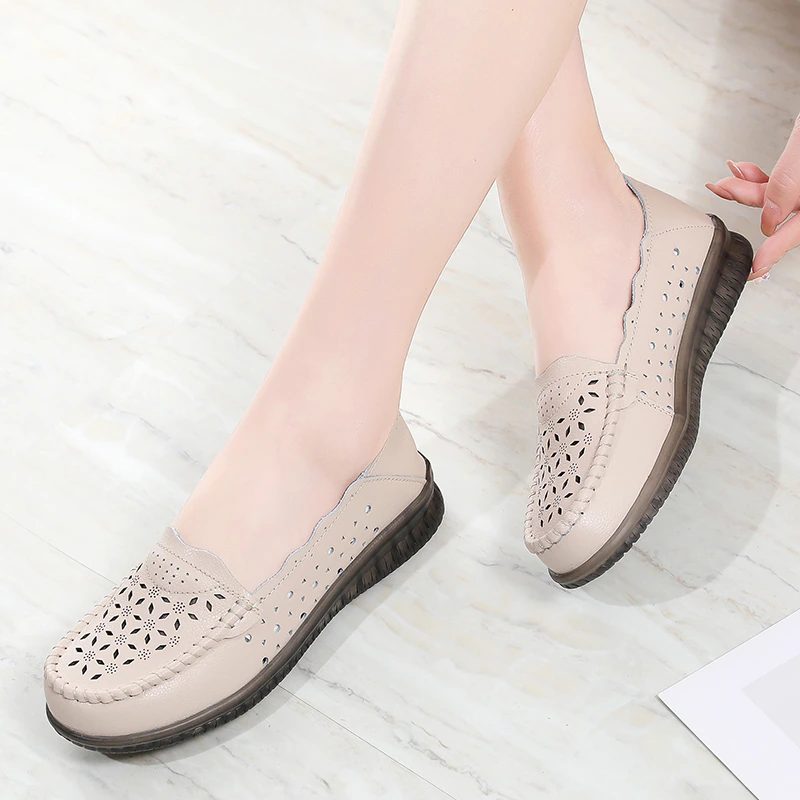 Belinda Slip-on Til Kvinder - Beige