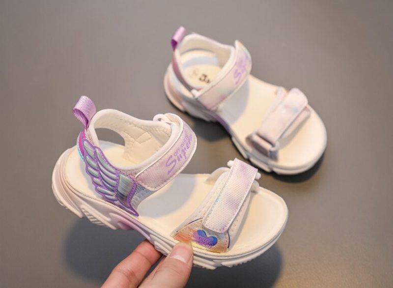 Bella Piges Afslappede Sandal - Lilla