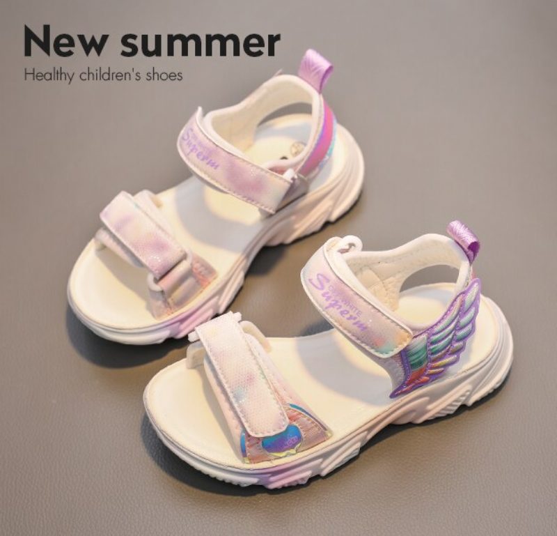 Bella Piges Afslappede Sandal - Lilla