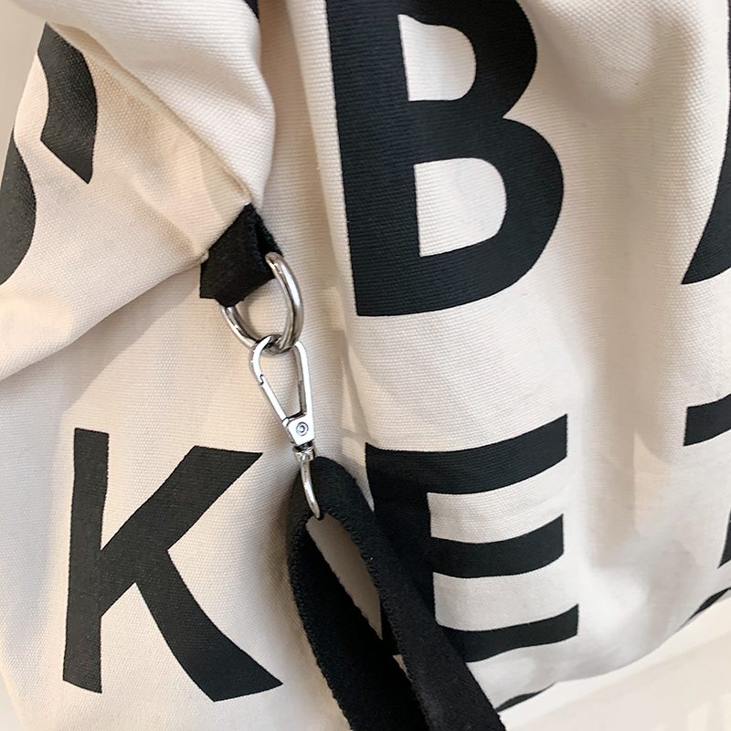 Belya Håndtaske I Lærred Til Kvinder - Hvid