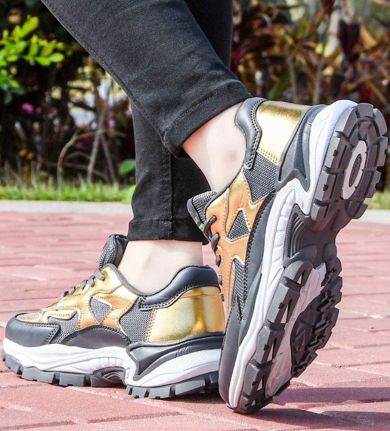 Benia Chunky Sneaker I Høj Kvalitet Til Kvinder - Gylden