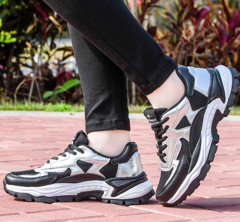Benia Chunky Sneaker I Høj Kvalitet Til Kvinder - Gylden