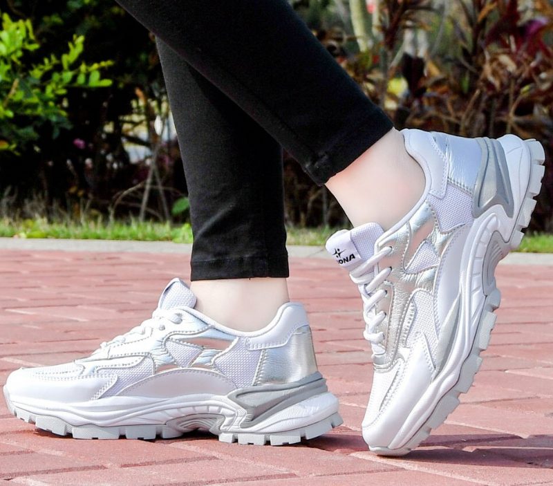 Benia Chunky Sneaker I Høj Kvalitet Til Kvinder - Gylden