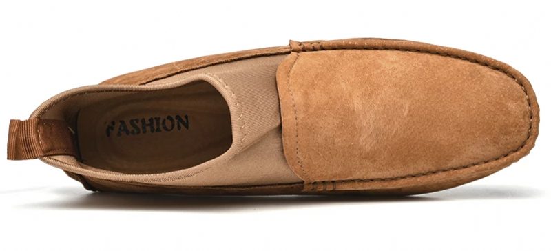 Beningtom Loafer Fritidssko Til Mænd - Brun Pels