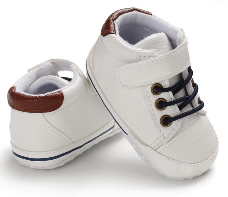 Benji Baby High Top Sneaker Til Drenge - Hvid