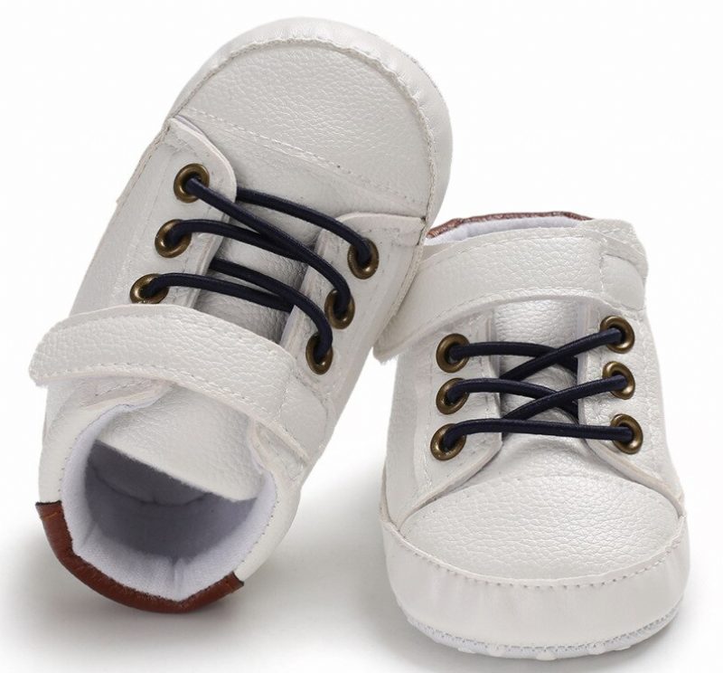 Benji Baby High Top Sneaker Til Drenge - Hvid
