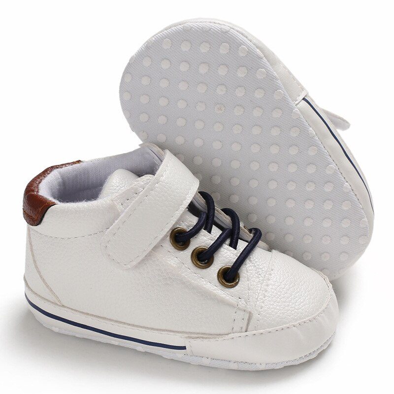 Benji Baby High Top Sneaker Til Drenge - Hvid
