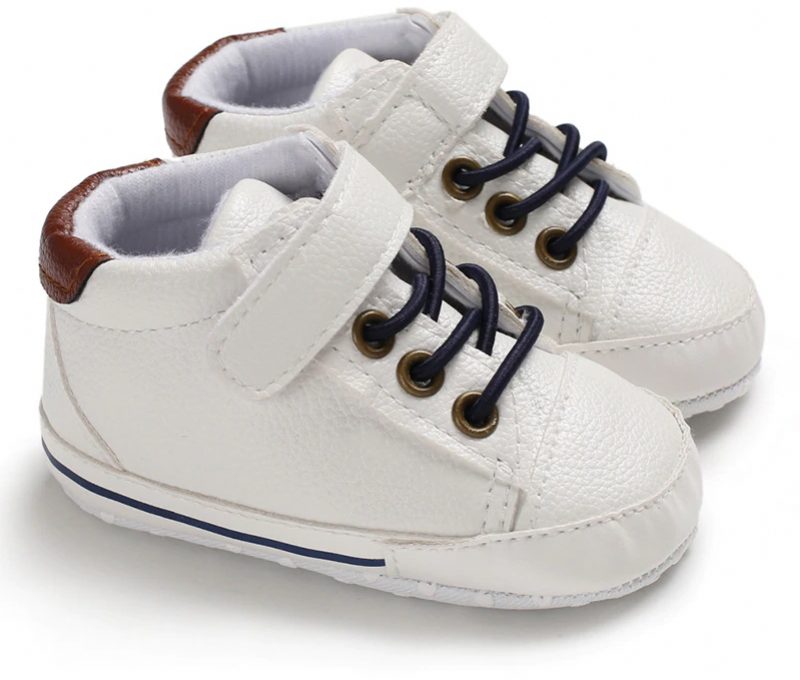Benji Baby High Top Sneaker Til Drenge - Hvid