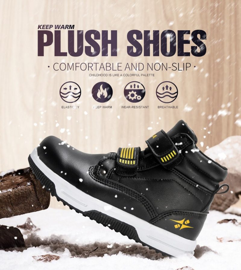 Benny High Top Sneaker Til Drenge - Sort
