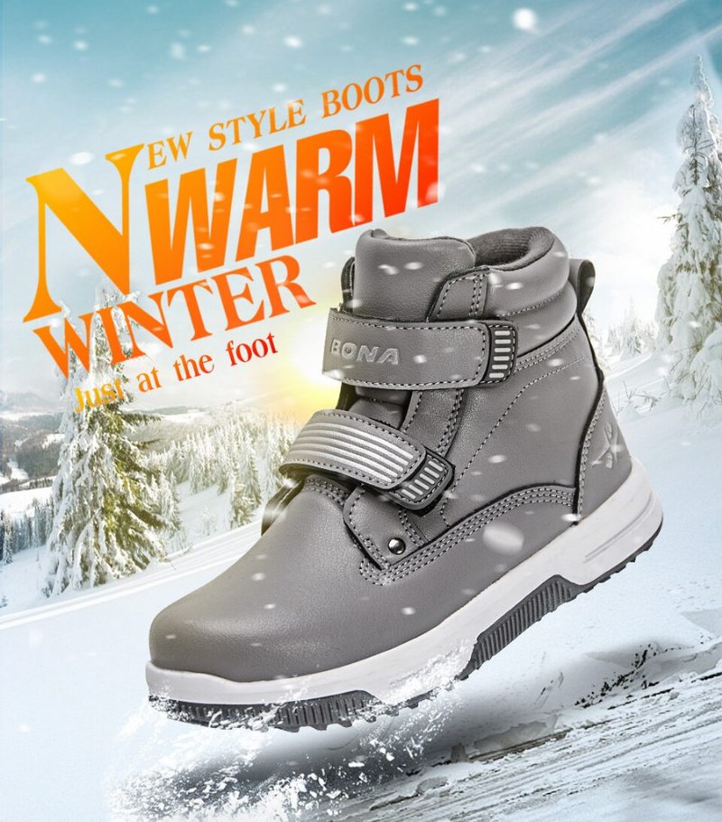 Benny High Top Sneaker Til Drenge - Sort