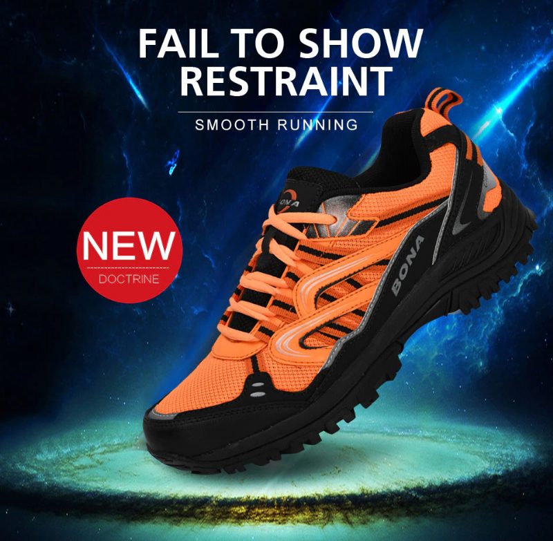 Benson Luksus Sneakers Til Mænd - Orange