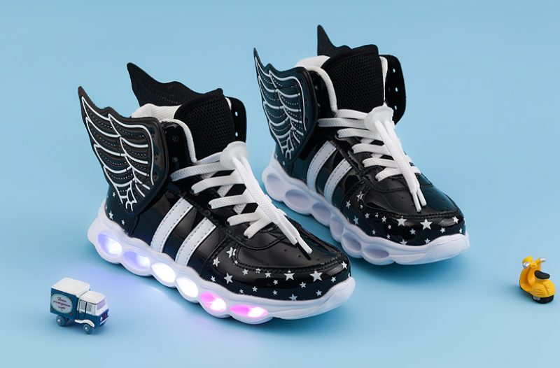 Berlin Unisex Oplyste Sneaker Til Børn - Pink