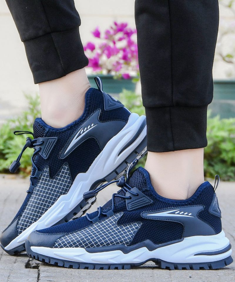 Bernardino Casual Sneakers Til Mænd - Marineblå