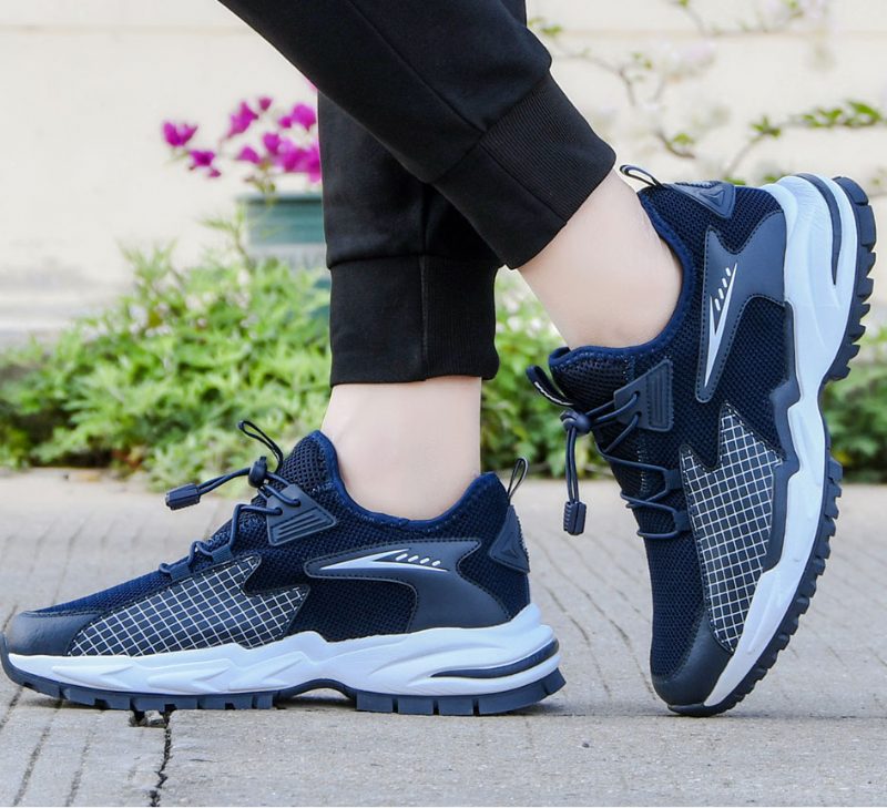 Bernardino Casual Sneakers Til Mænd - Marineblå