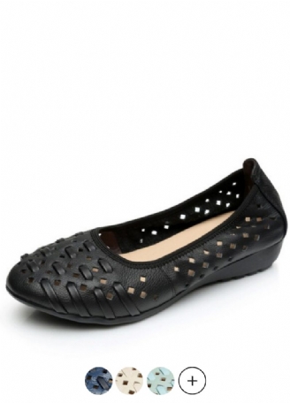 Bertha Flade Slip-on Lædersko Til Kvinder