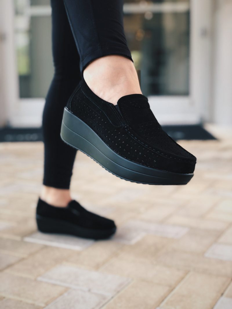 Beth M8 Kvindeplatform - Sort Hul
