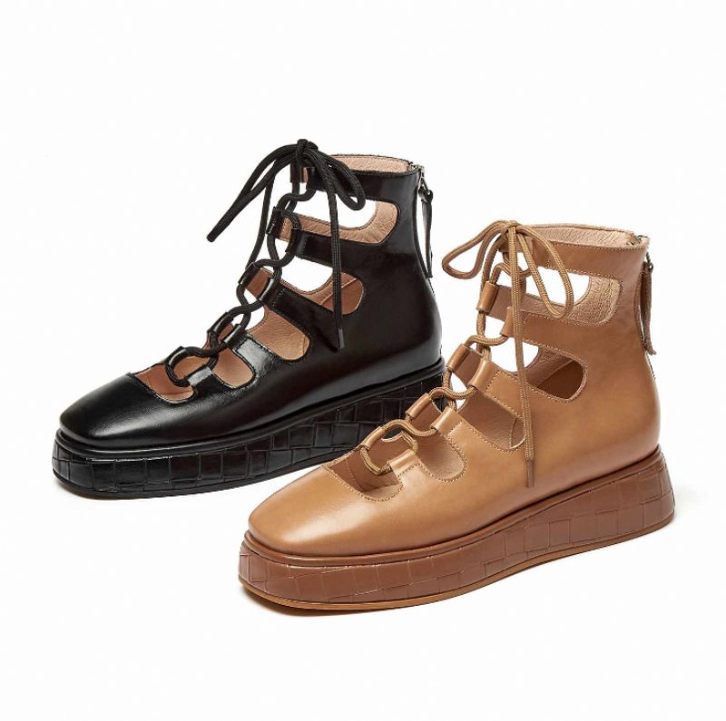 Betsey Platform Sorte Sko Til Kvinder - Sort