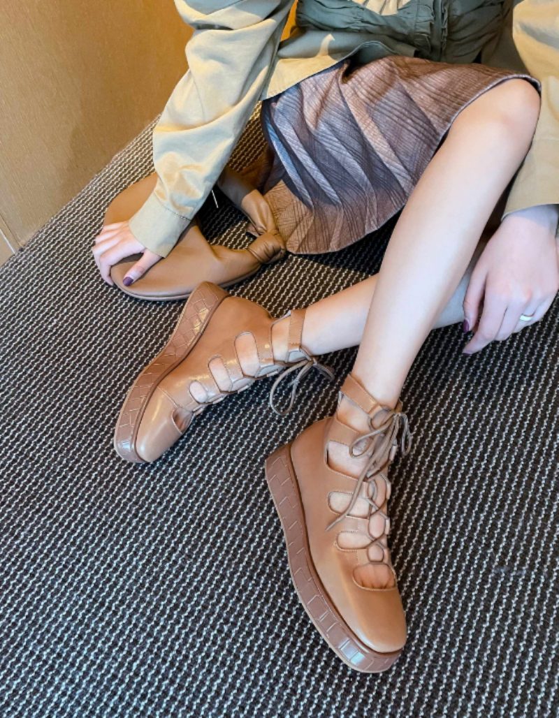 Betsey Platform Sorte Sko Til Kvinder - Sort