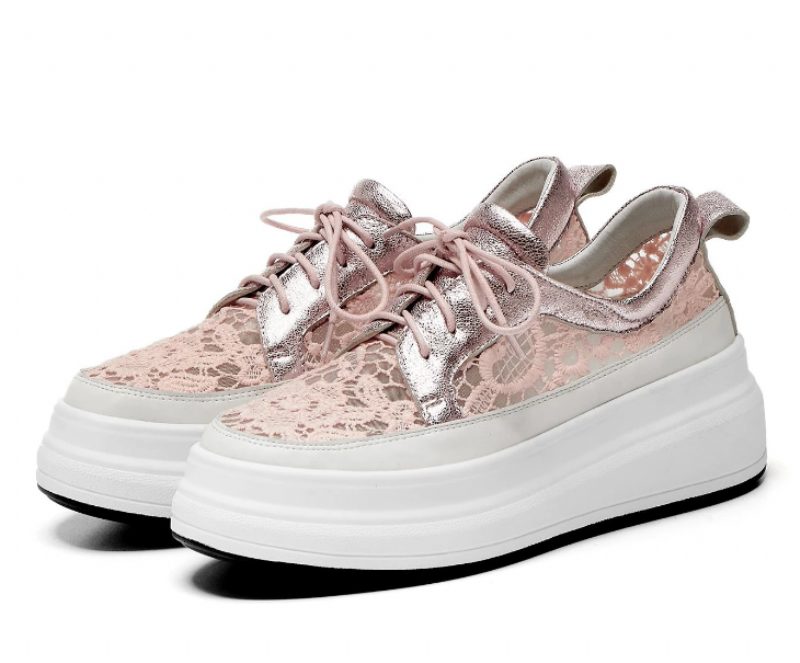 Bette Platform Sneaker Til Kvinder - Pink