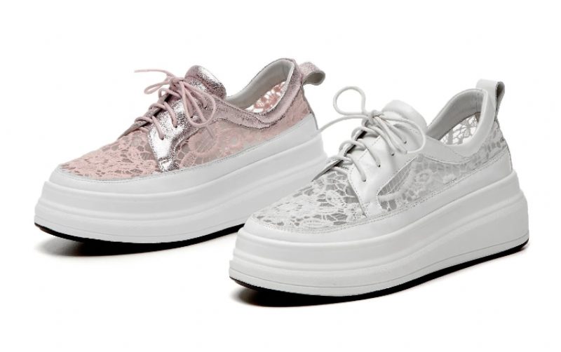 Bette Platform Sneaker Til Kvinder - Pink