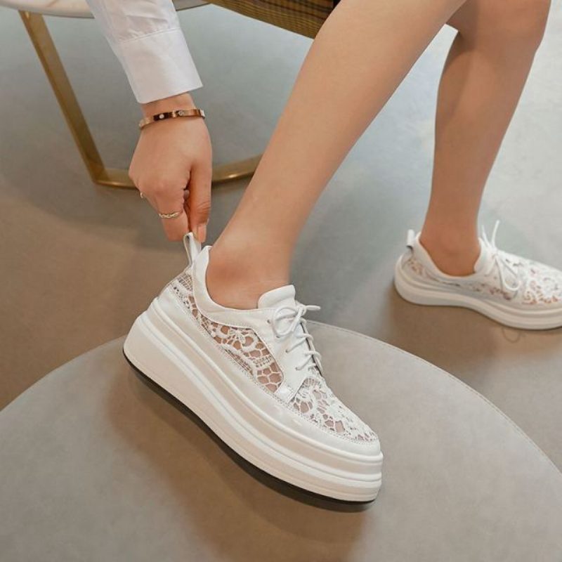 Bette Platform Sneaker Til Kvinder - Pink