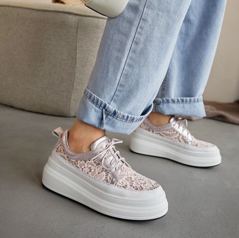 Bette Platform Sneaker Til Kvinder - Pink