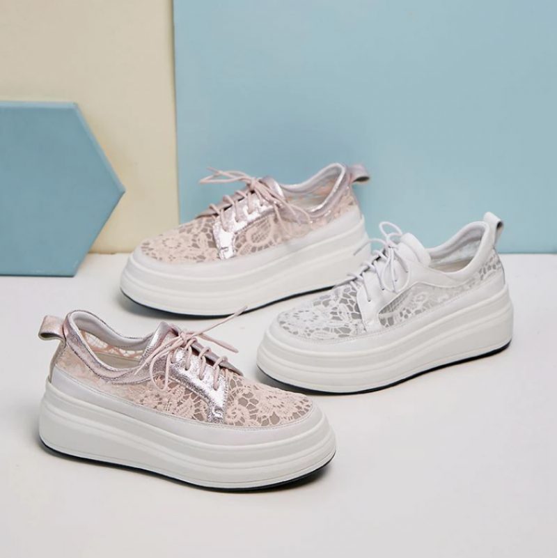 Bette Platform Sneaker Til Kvinder - Pink