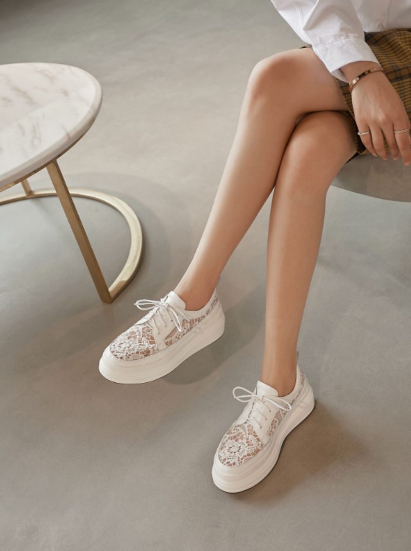 Bette Platform Sneaker Til Kvinder - Pink