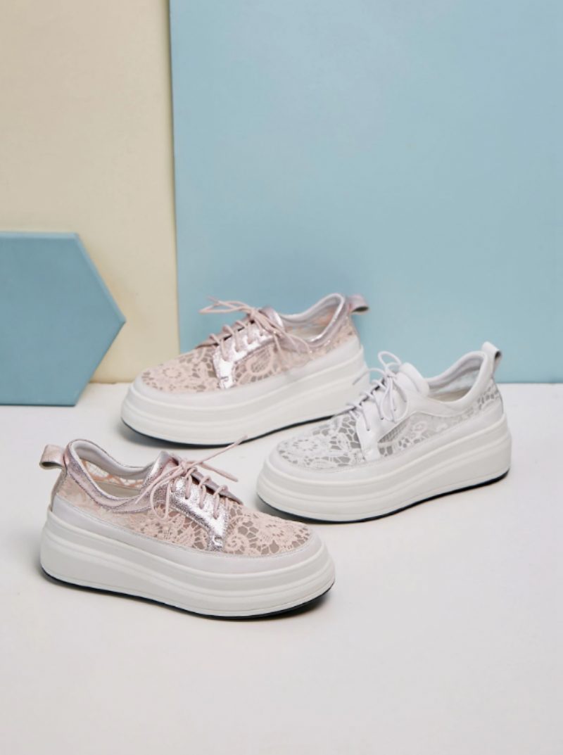 Bette Platform Sneaker Til Kvinder - Pink