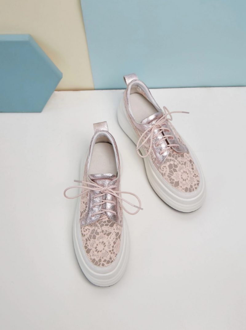 Bette Platform Sneaker Til Kvinder - Pink