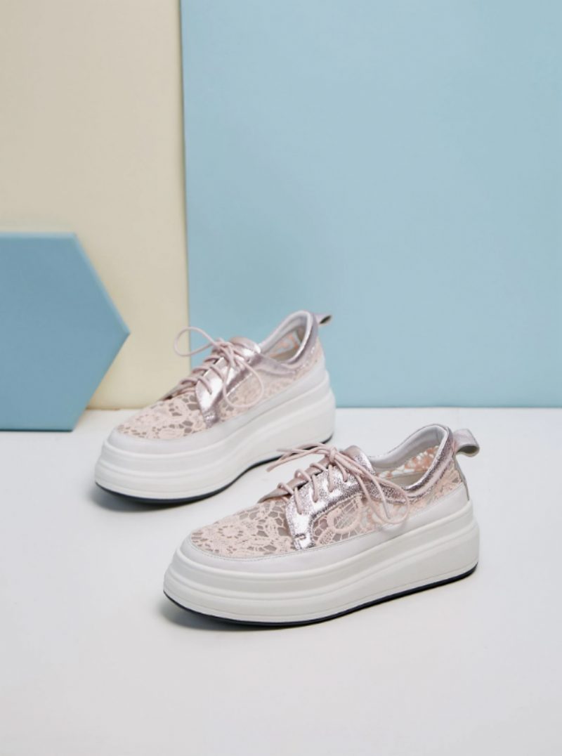 Bette Platform Sneaker Til Kvinder - Pink