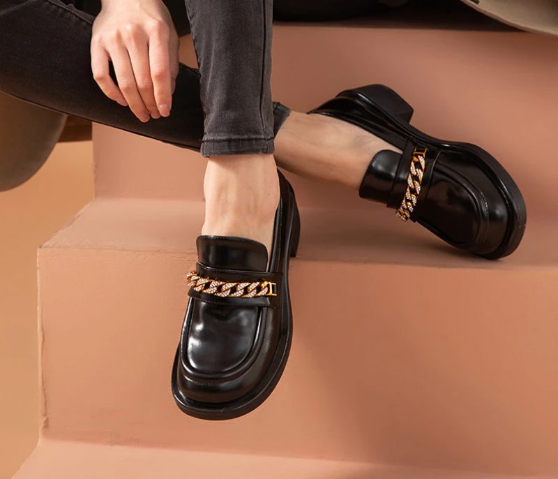 Bianco Oxford Sko Til Kvinder - Beige