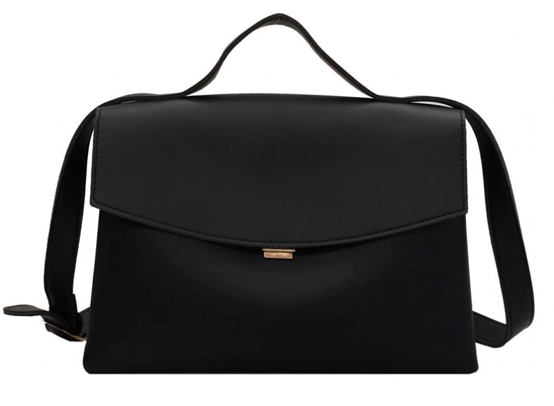 Bianco Small Crossbody-håndtaske I Læder Til Kvinder - Sort