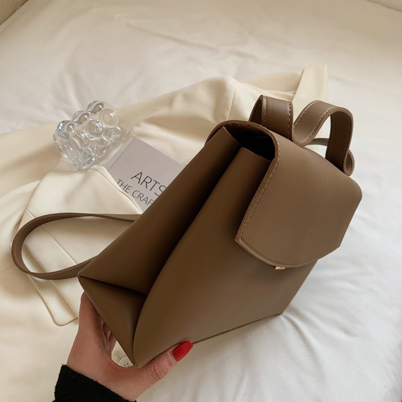 Bianco Small Crossbody-håndtaske I Læder Til Kvinder - Sort
