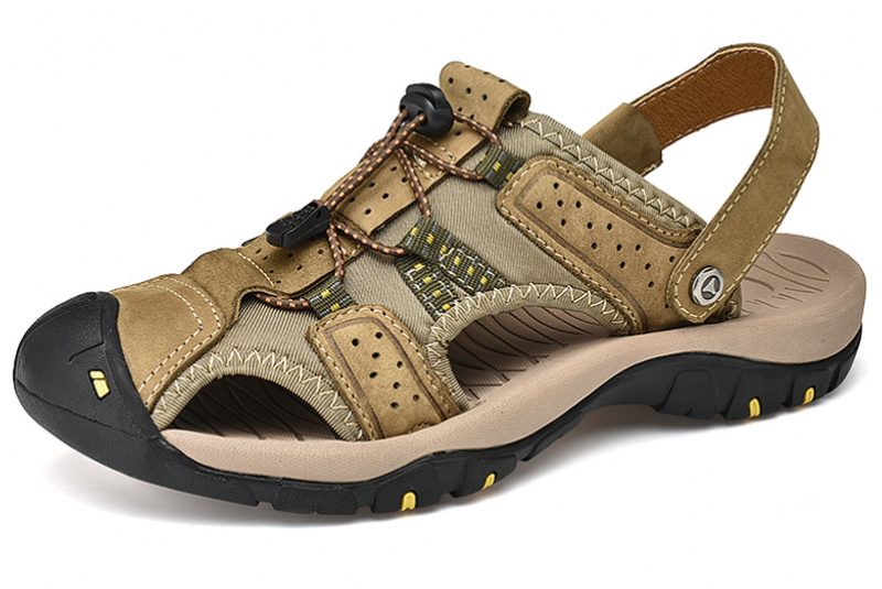 Bilden Udendørs Sandaler Til Mænd - Khaki