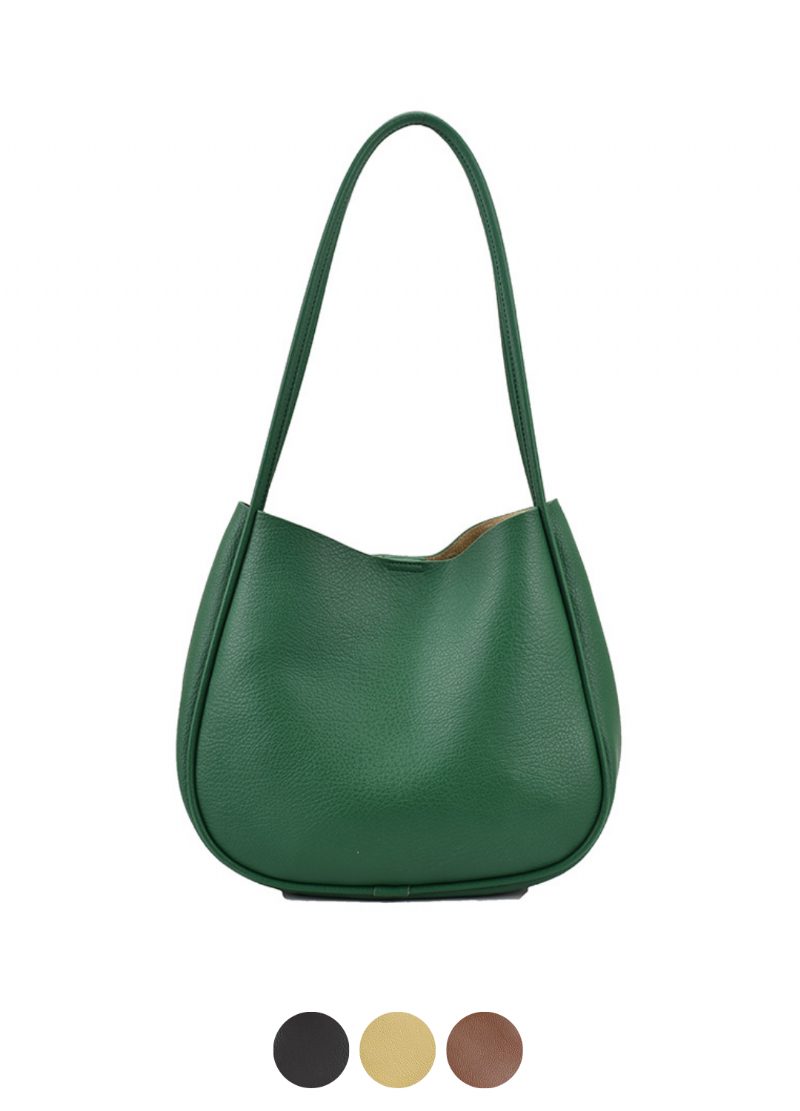 Bilin Dame Læder Bucket Shoulder Håndtaske