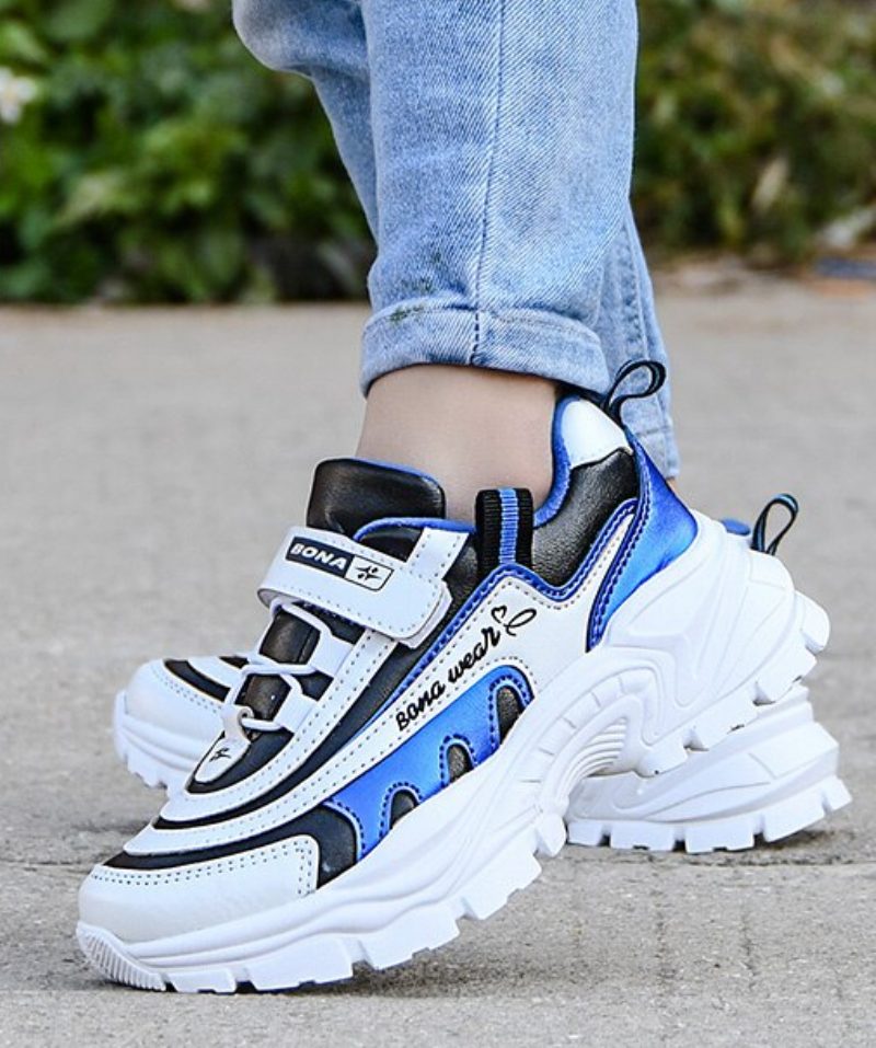 Bongo Modesneaker Til Drenge - Marineblå