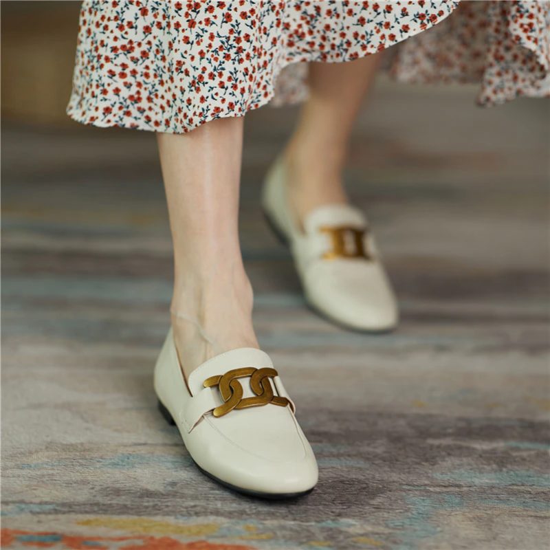 Borda Flat Loafer Sko Til Kvinder - Sort