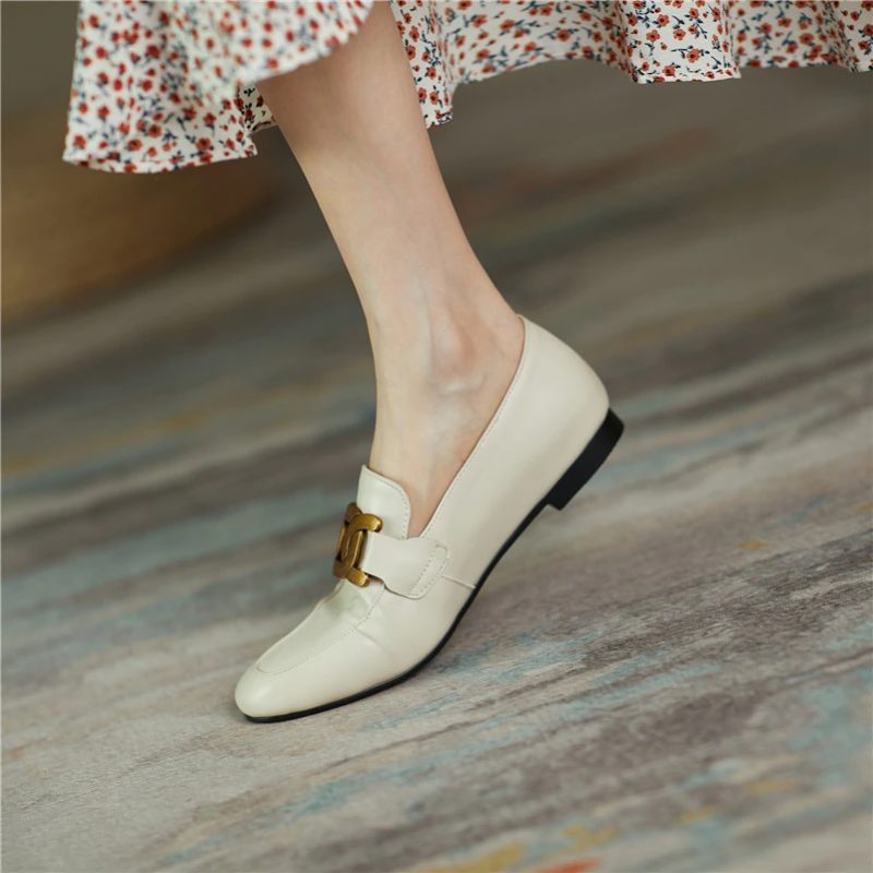 Borda Flat Loafer Sko Til Kvinder - Sort
