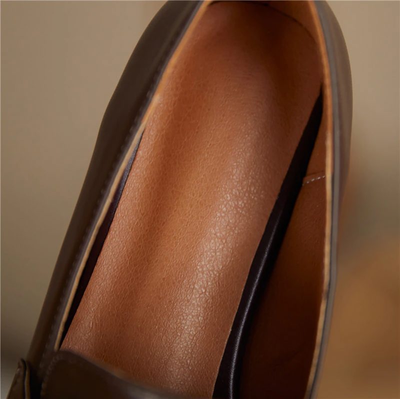 Borda Flat Loafer Sko Til Kvinder - Sort