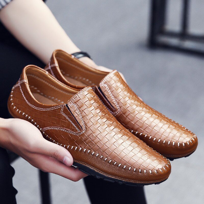 Borgon Loafers Fritidssko Til Mænd - Sort
