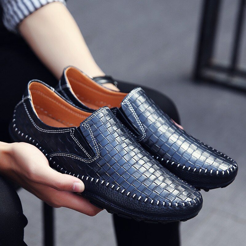 Borgon Loafers Fritidssko Til Mænd - Sort