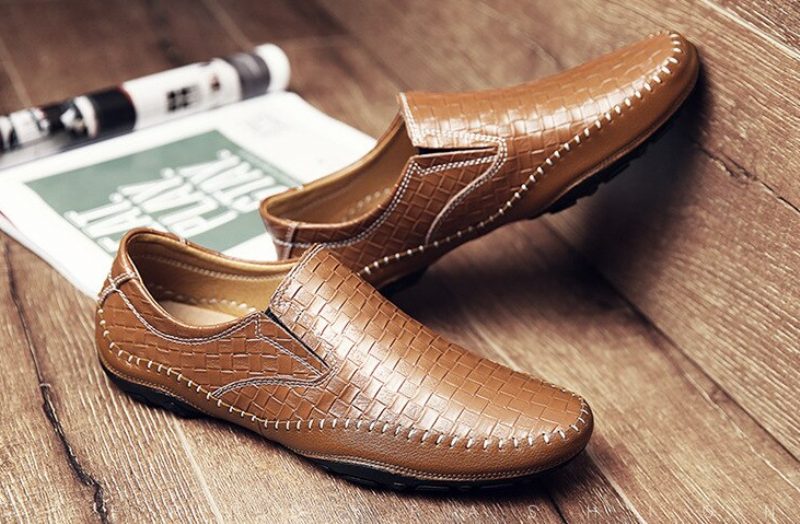 Borgon Loafers Fritidssko Til Mænd - Sort