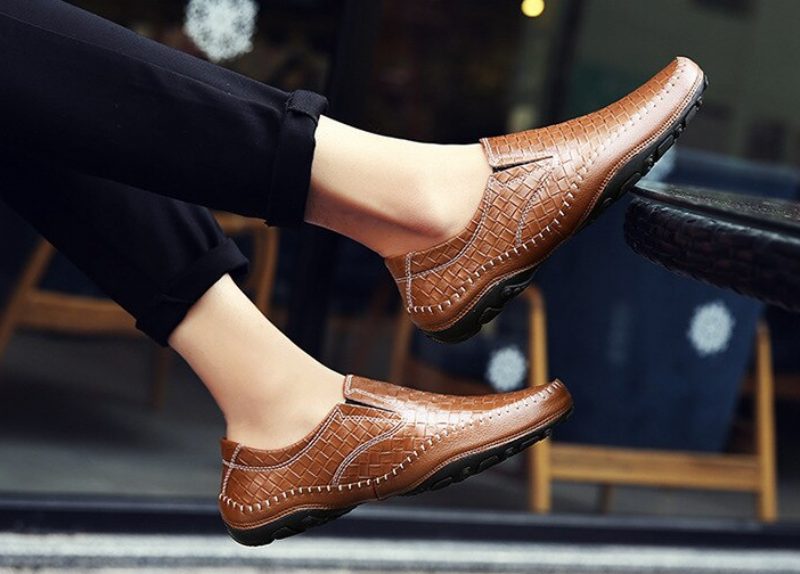 Borgon Loafers Fritidssko Til Mænd - Sort
