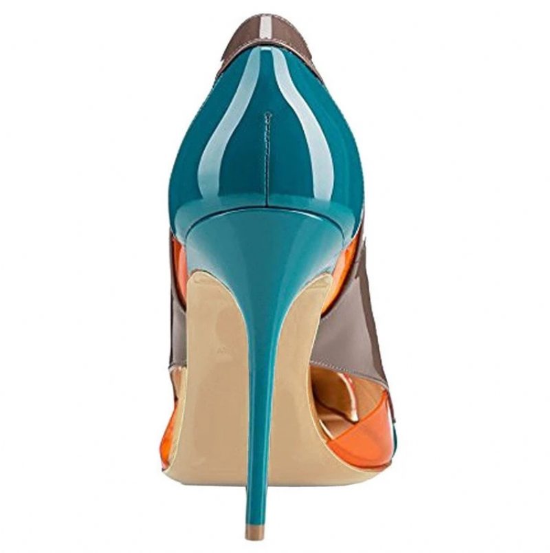 Brandii Dame Dress Pumps Sko - Multifarvet