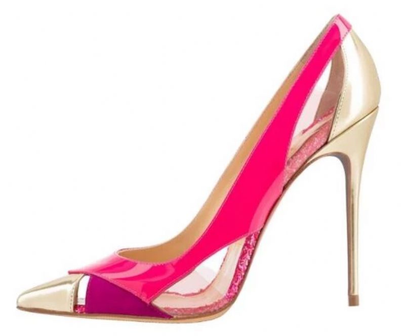 Brandii Dame Dress Pumps Sko - Multifarvet