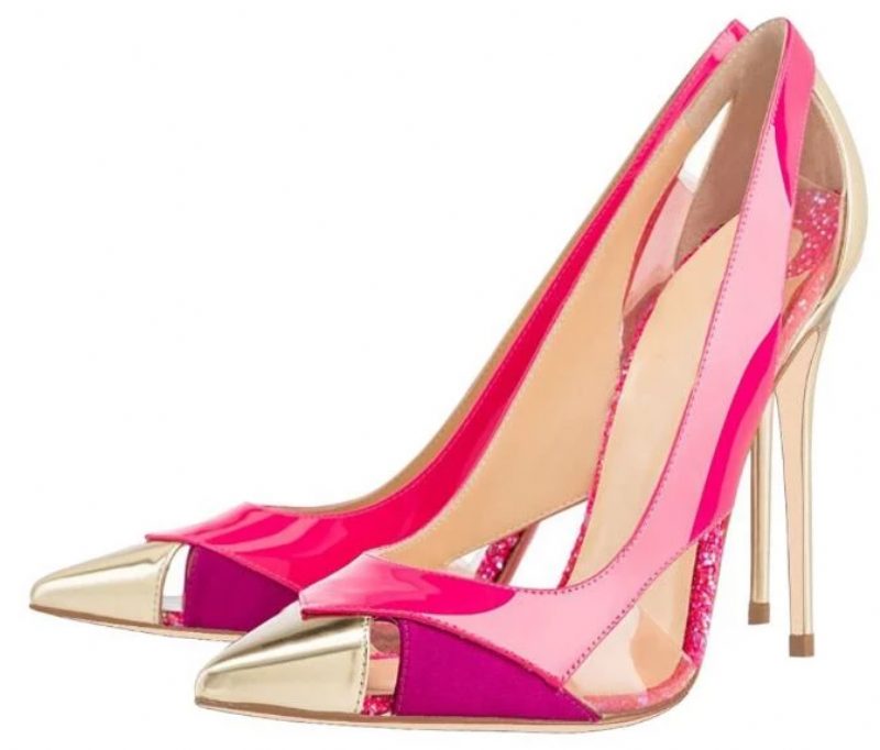 Brandii Dame Dress Pumps Sko - Multifarvet