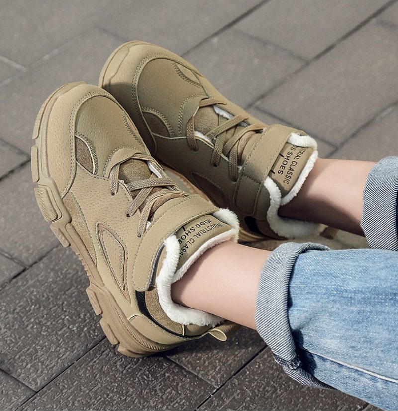Brandon Drenge Warm Sneaker - Brun Pels