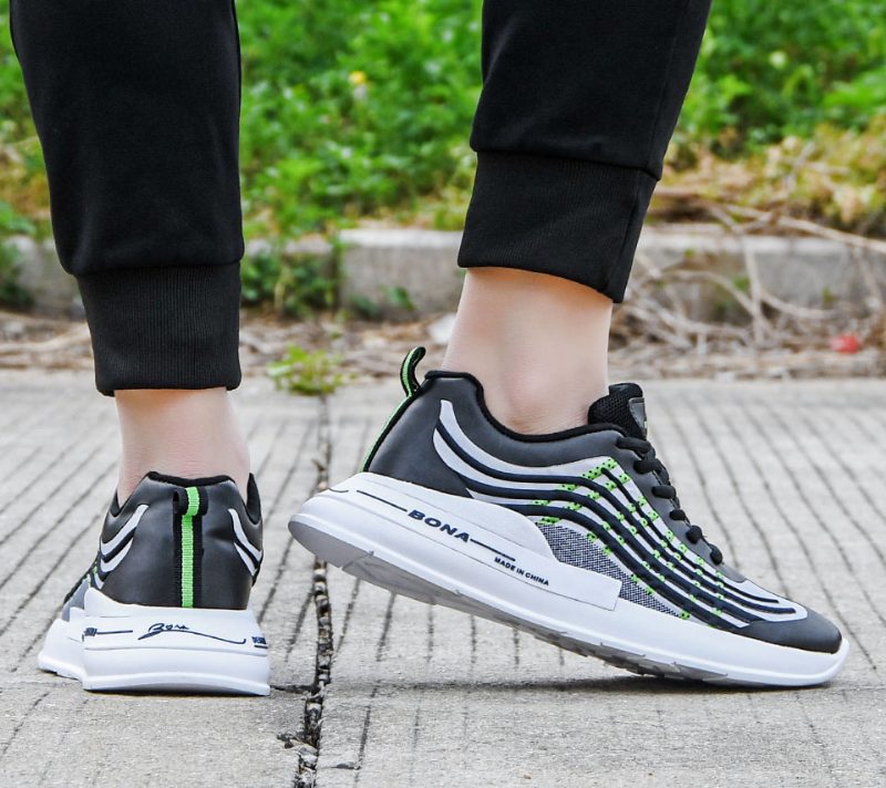 Brant Mænds Mode Sneaker - Grøn