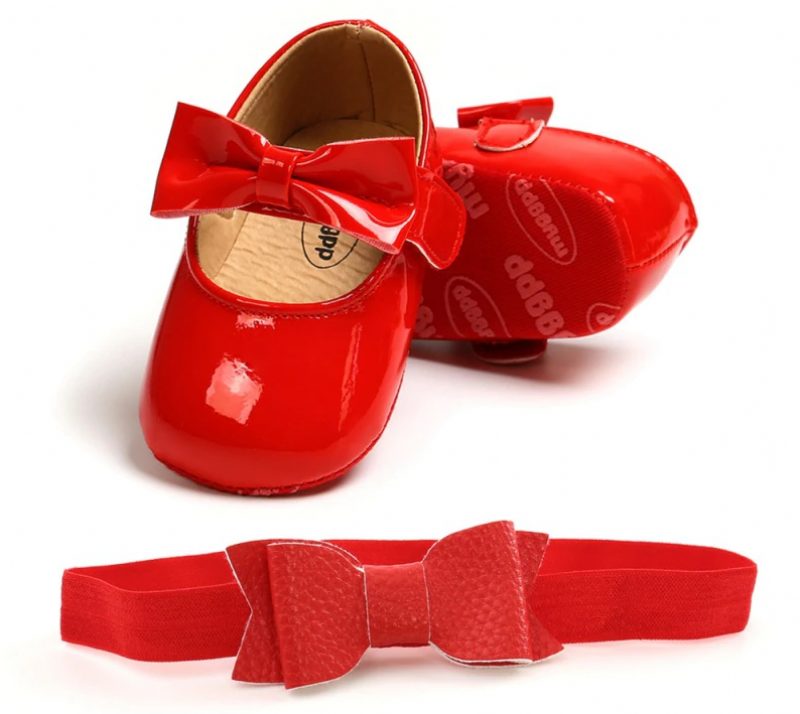Brenda Baby Piger Flats Sko - Rød